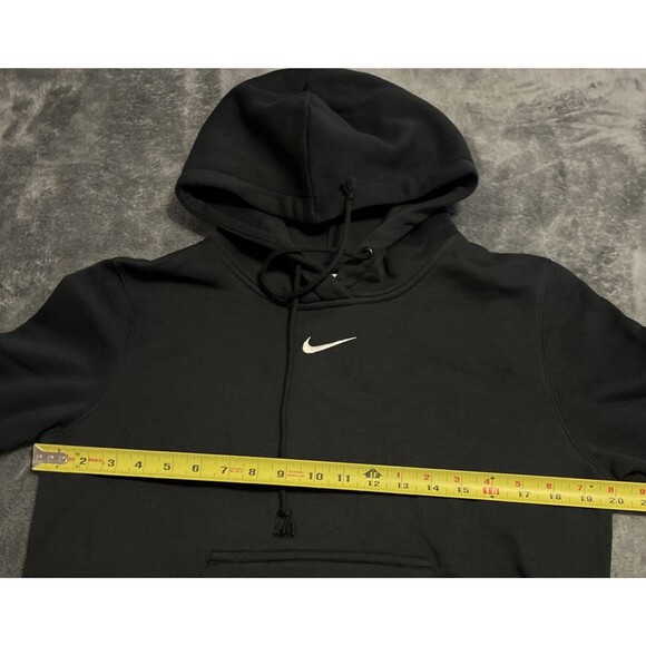 SMALL Nike Phoenix Fleece Oversized Womens Pullover Hoodie Black DQ5860-010 - Picture 5 of 8